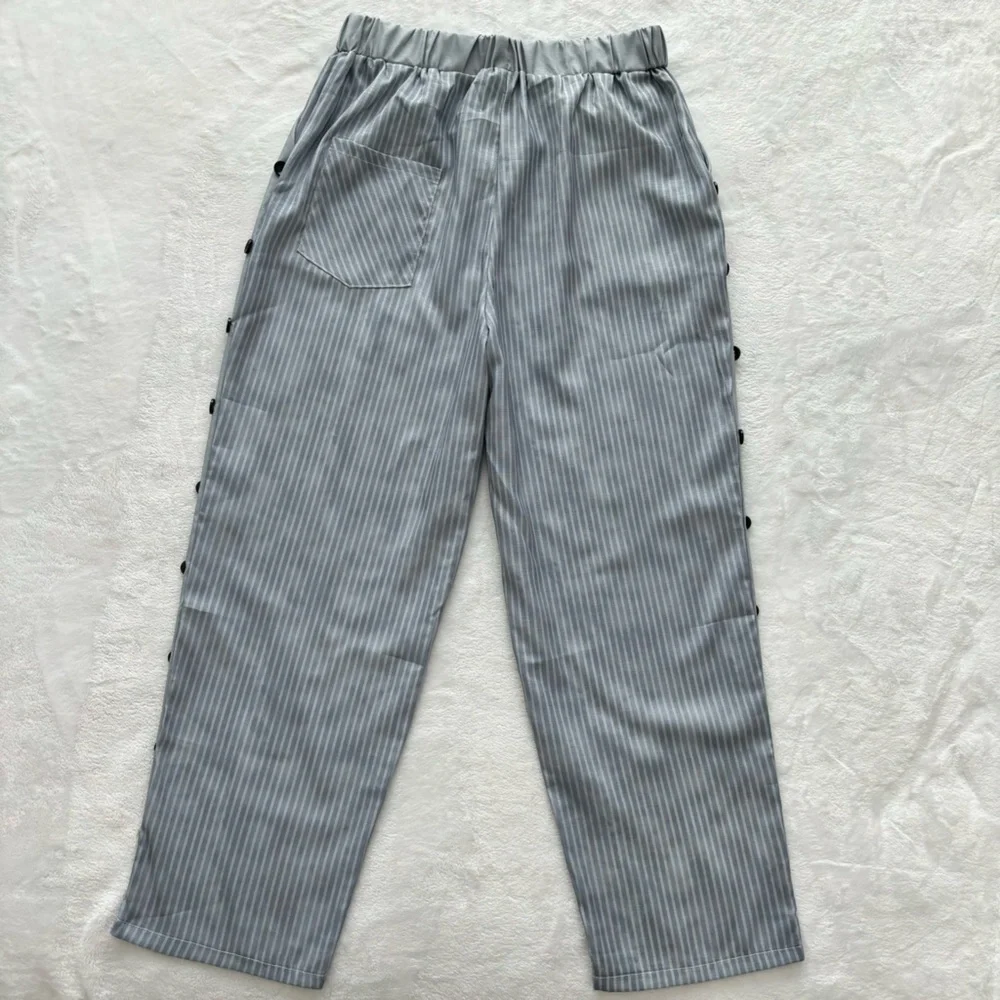AMAZON 2 Pairs Elastic Waist Ankle Length Casual Pants--S - Picture 11 of 16